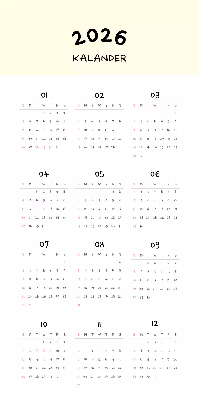 Tageskalender aus Elfenbein