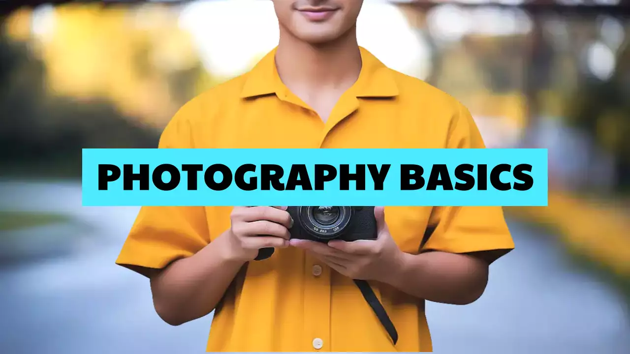 Yellow Simple Photography Guide YouTube Thumbnail