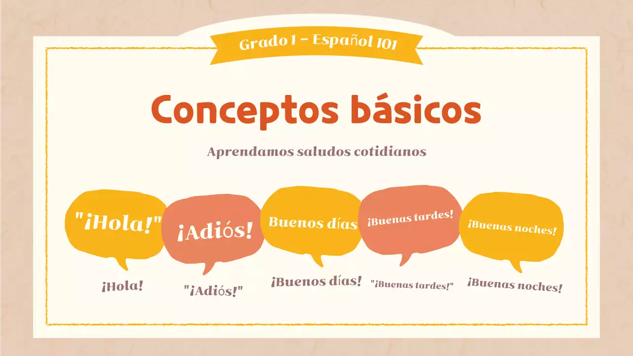 orange simple language class