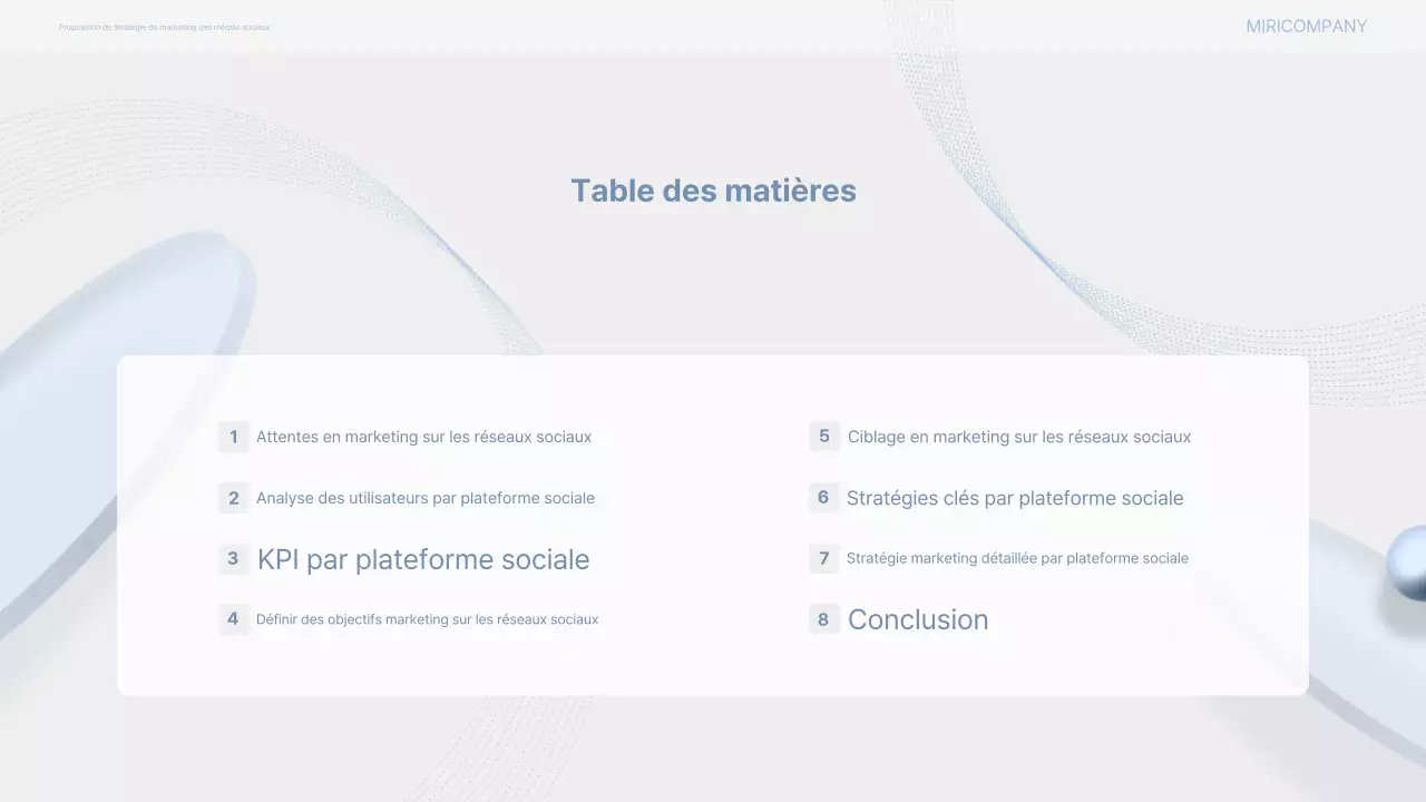 Proposition de marketing moderne gris