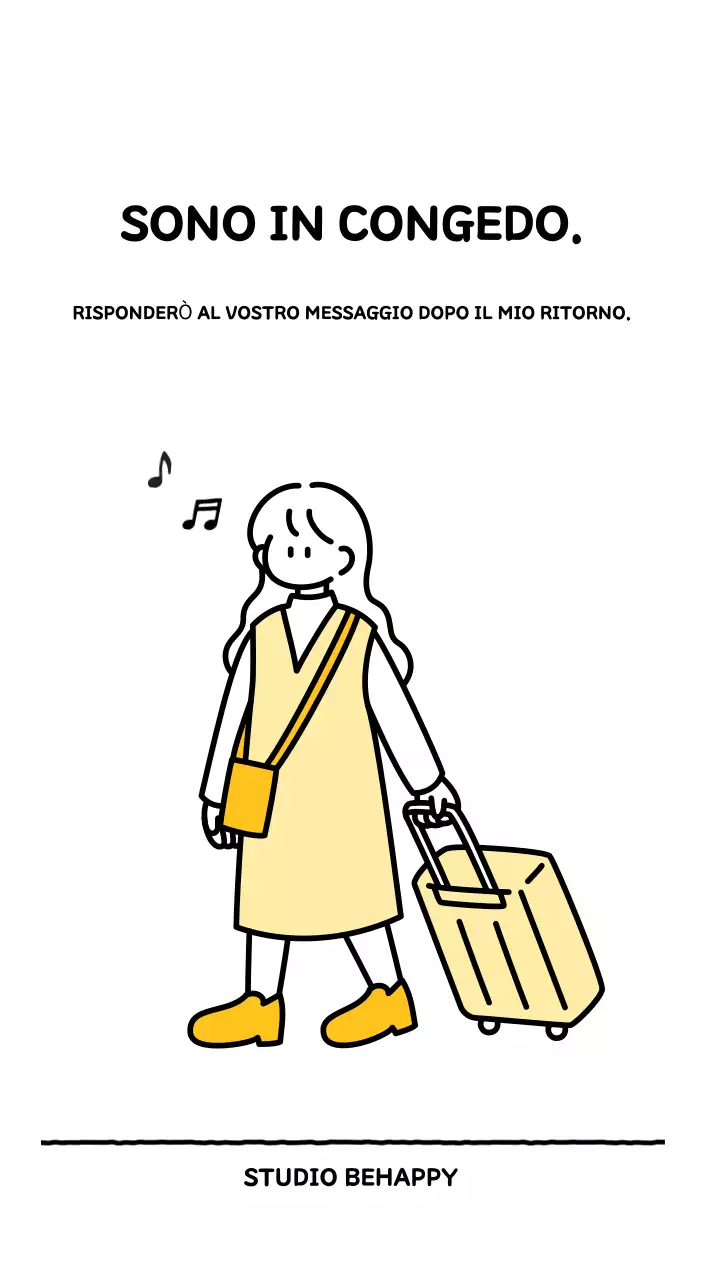 Calendario illustrato con un grazioso stile di linee