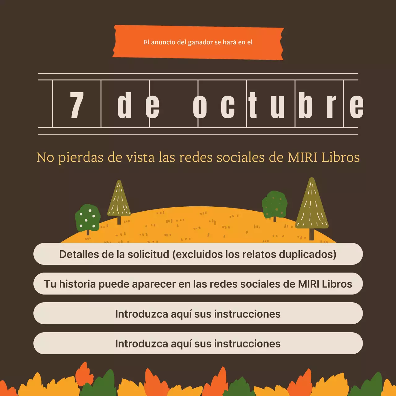 Guía de eventos Brown Vintage