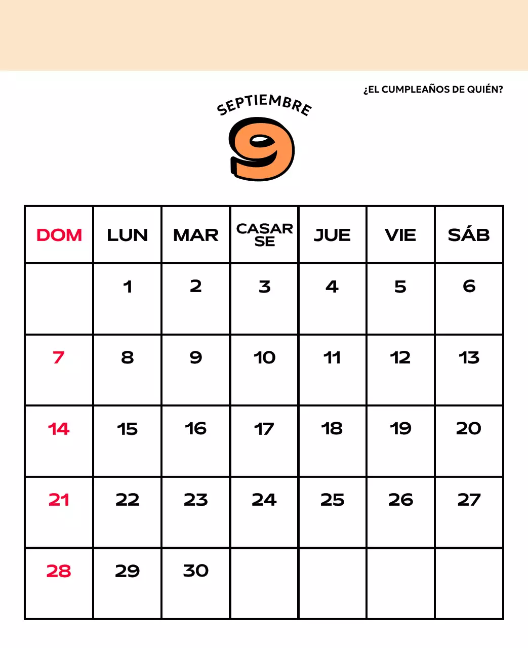 Coloridos calendarios con diversas ilustraciones retro