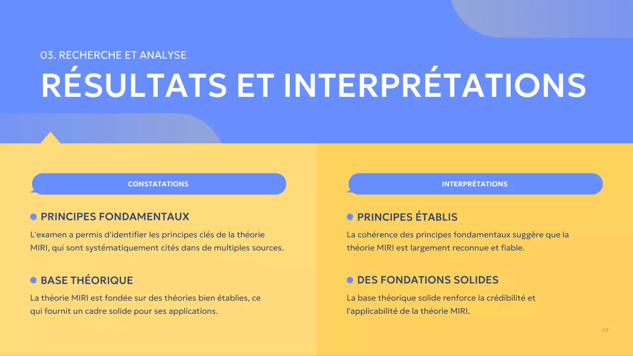 rapport de projet de groupe blue modern