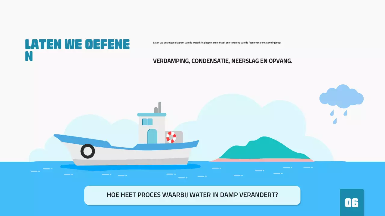 Blauwe Minimalistische Wetenschapslezing