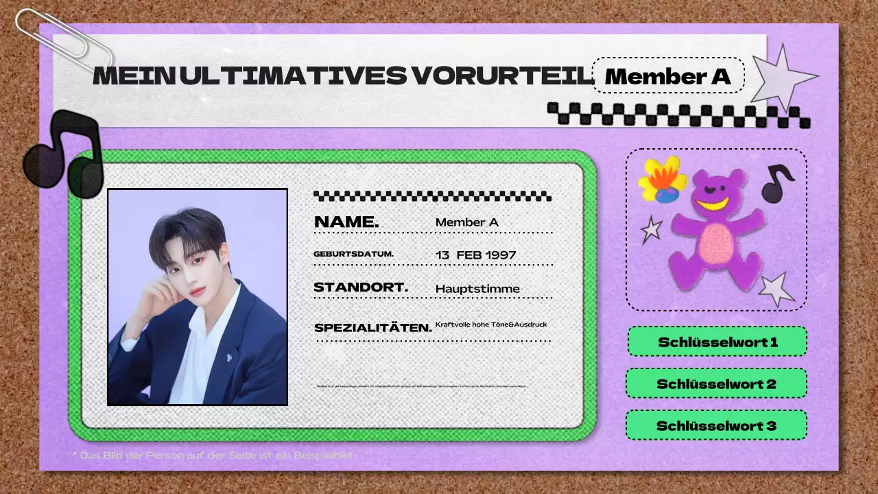 lila y2k männlich k-pop idol information