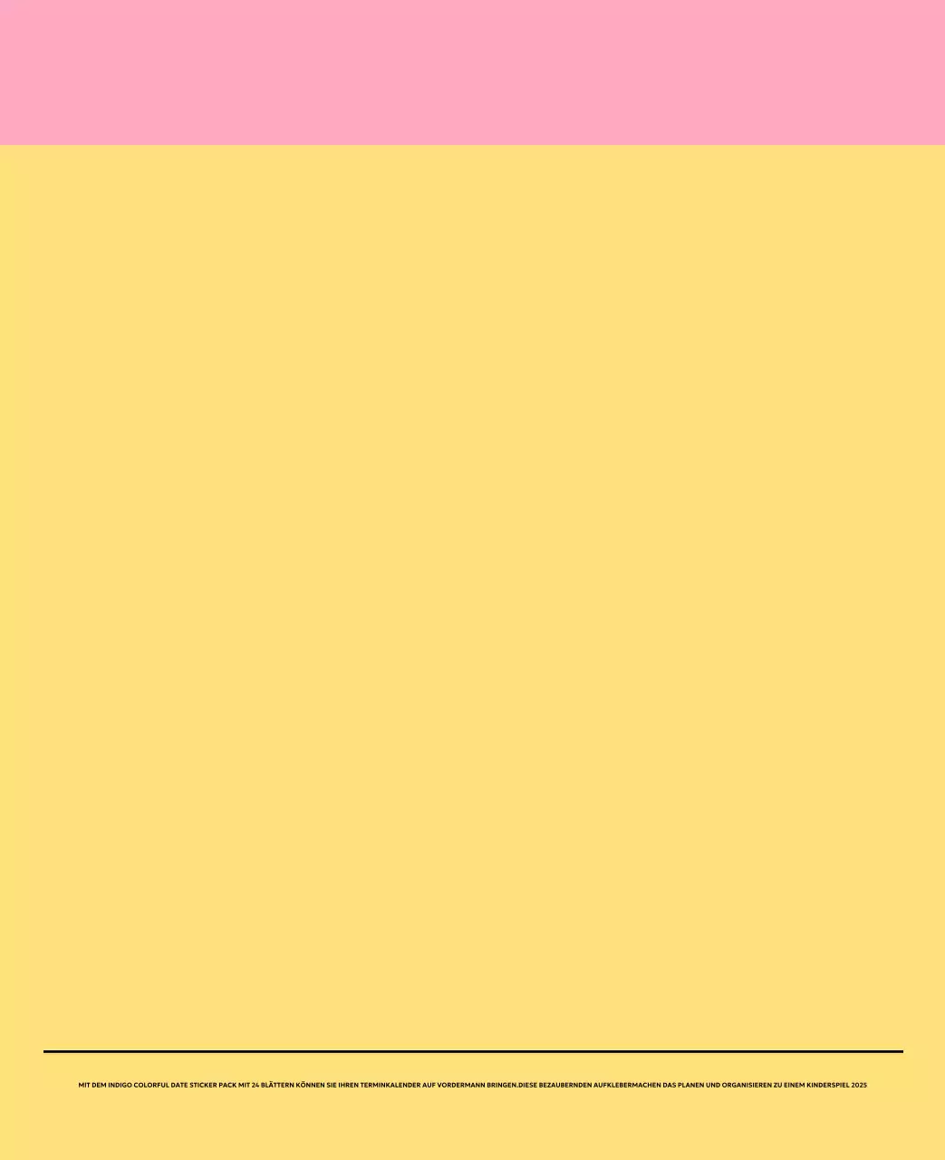 Bunte Kalender mit einer Vielzahl von Retro-Illustrationen