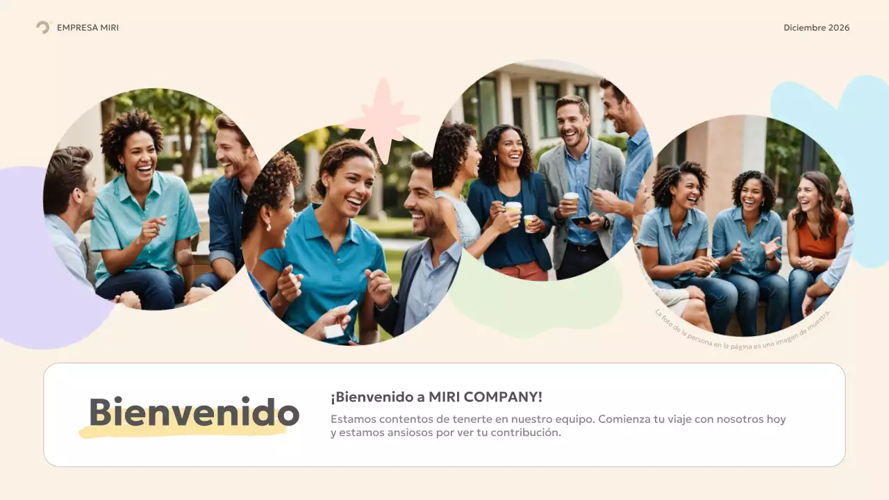 guía de incorporación beige modern