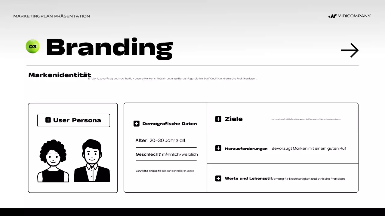 Green Bold Marketingplan