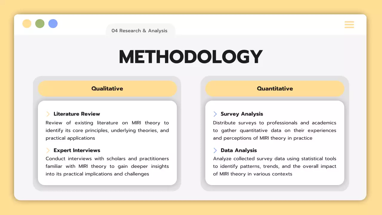 Presentasi Ikhtisar Proyek Sederhana Beige