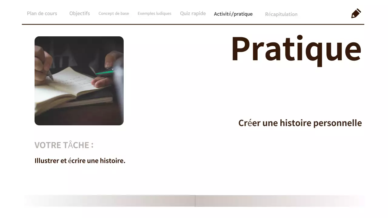 Matériel de cours de langue et de littérature de 3e année, minimaliste et propre