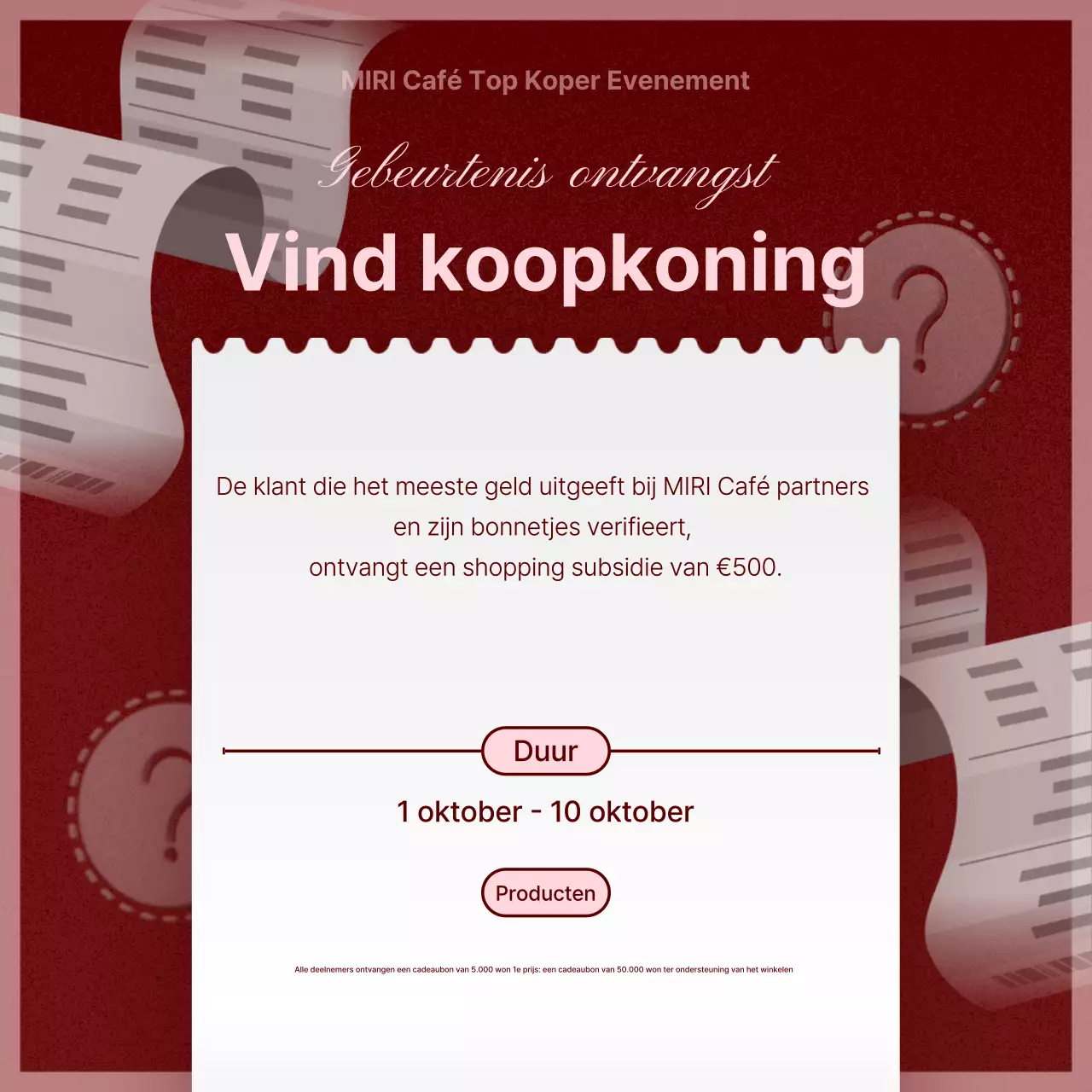 Een overzicht van herfstpromoties met knallers van bordeauxrood en roze