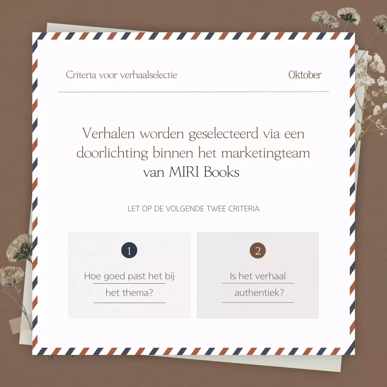 Een eenvoudig herfstverhaal in bruin om je evenement te promoten