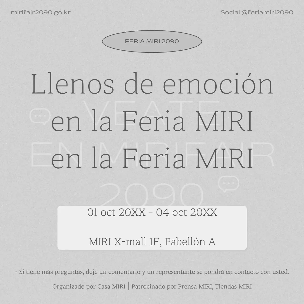 Anuncios de preguntas y respuestas grises y minimalistas