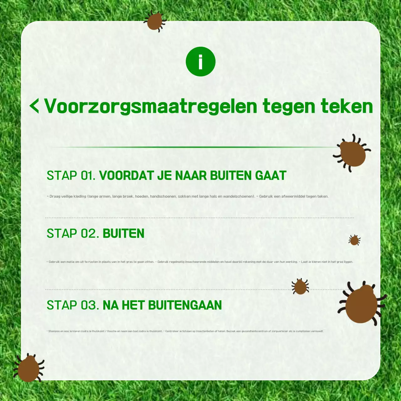 Groene opruimpreventietips