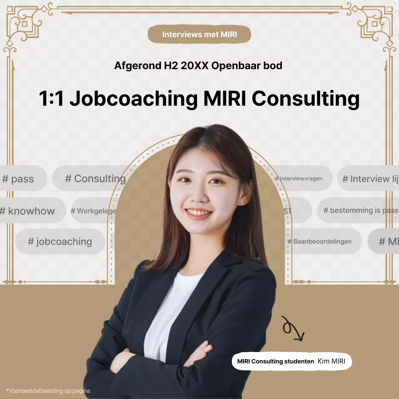 Bevorder Beige Moderne Jobcoaching