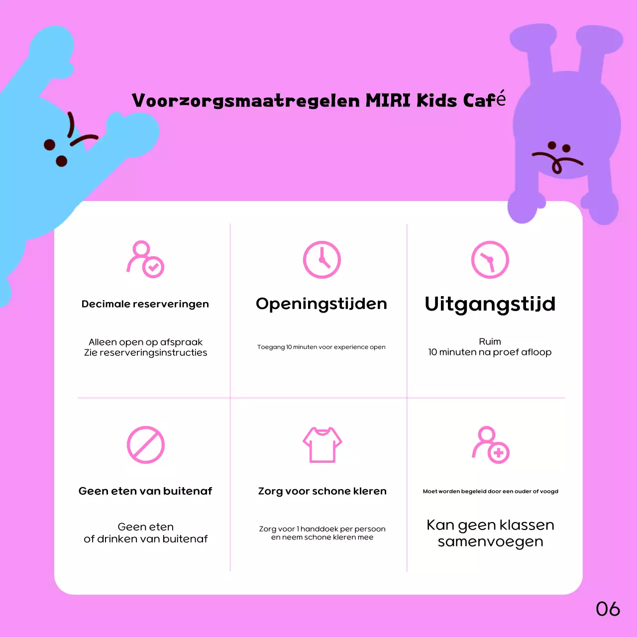 Promoot je mauve kids café