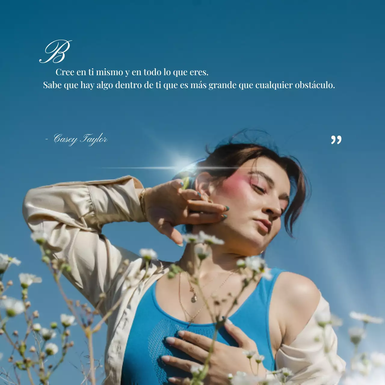 estética sencilla citas motivadoras redes sociales cuadrado