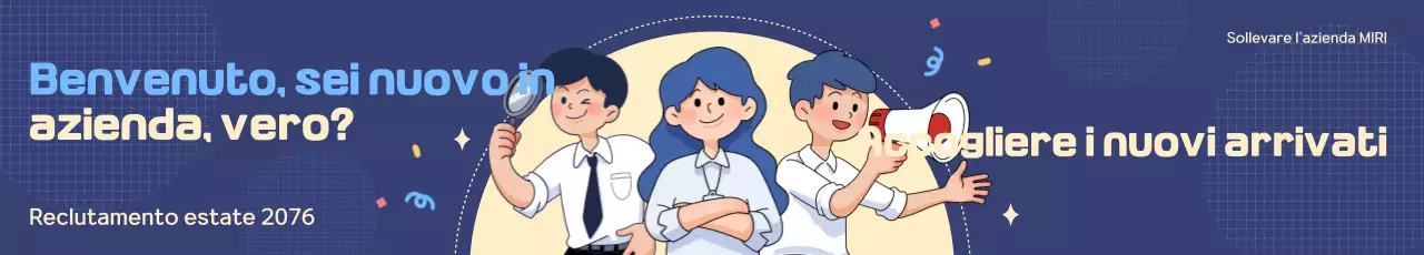 Benvenuti all'annuncio dei nuovi assunti gialloblù