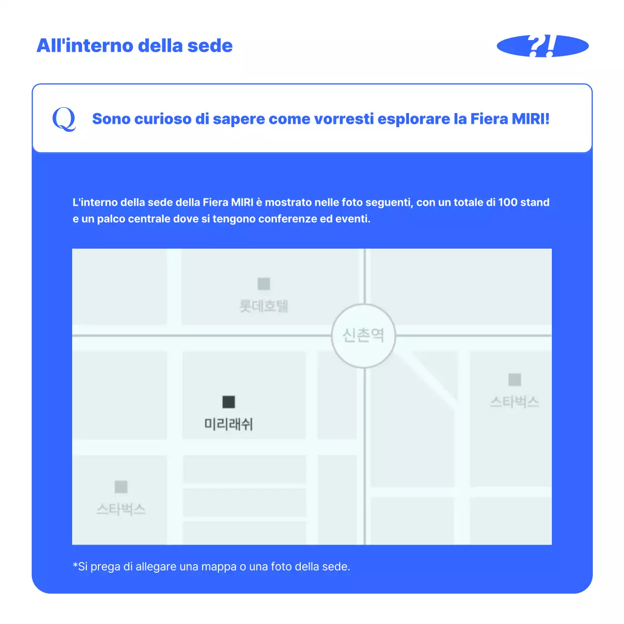 Guida alla consegna delle informazioni Blue Modern