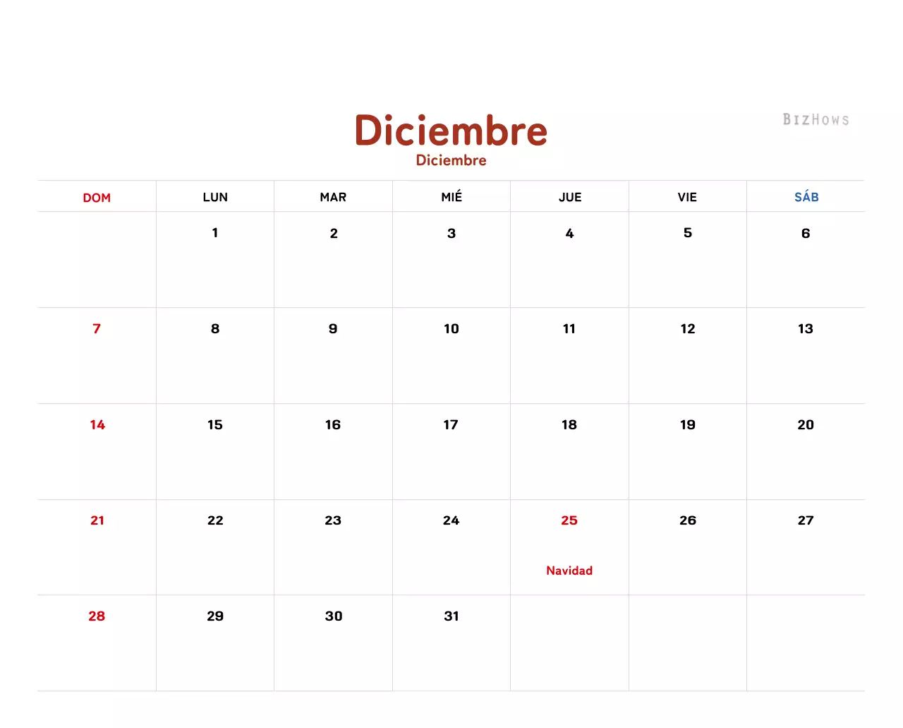 Calendario de Año Nuevo con cálidas ilustraciones