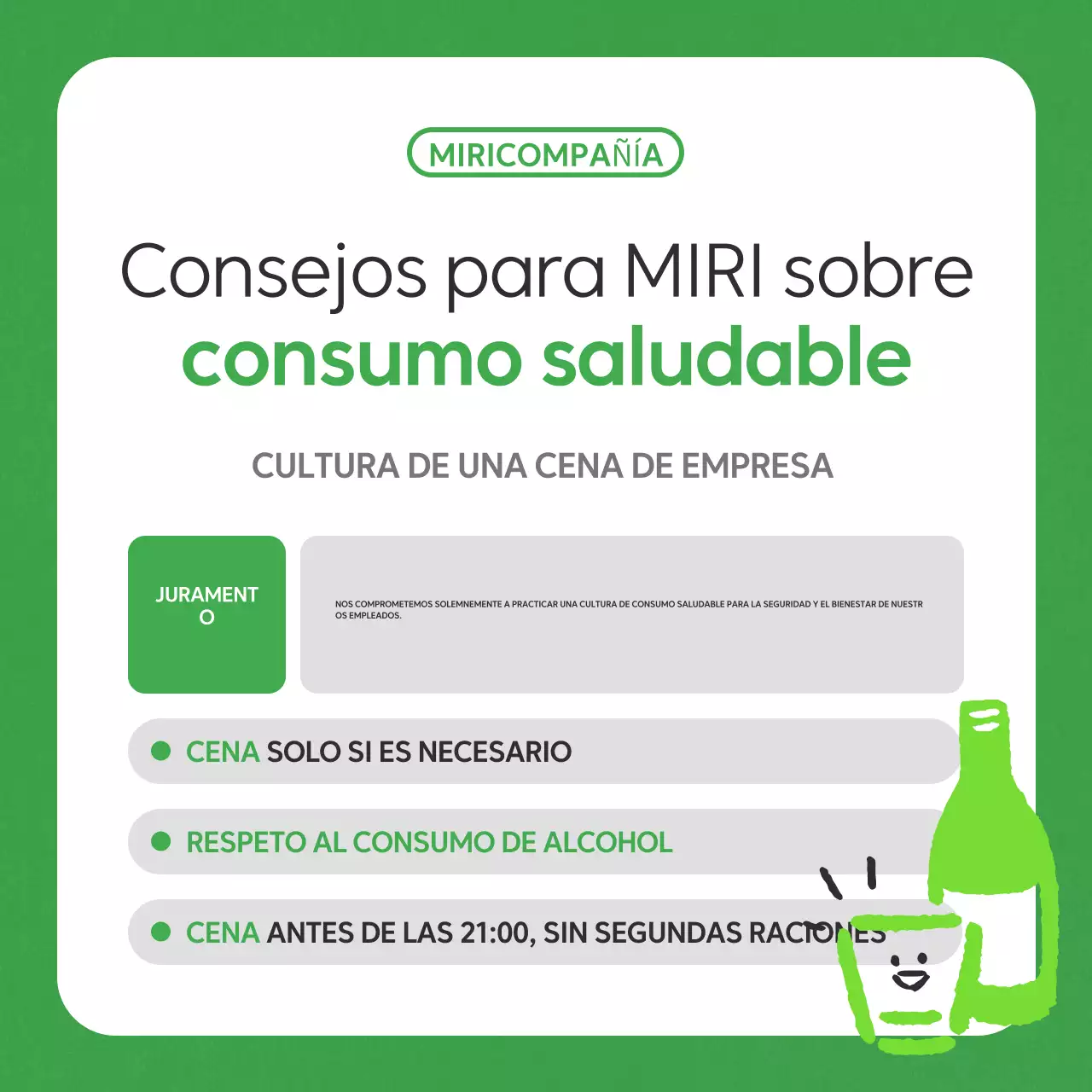 Póliza de vida de la empresa Green Simple