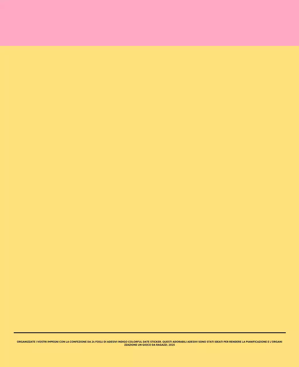 Calendari colorati con una varietà di illustrazioni retrò