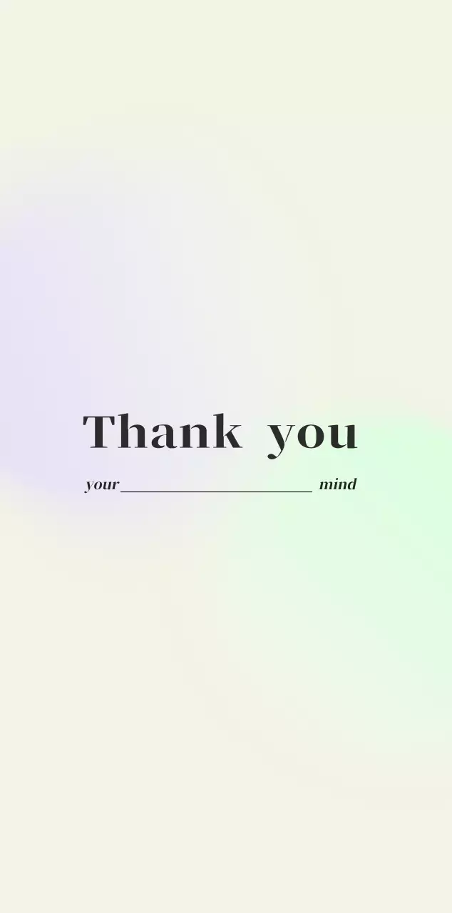 Gradient Minimalist Calendar