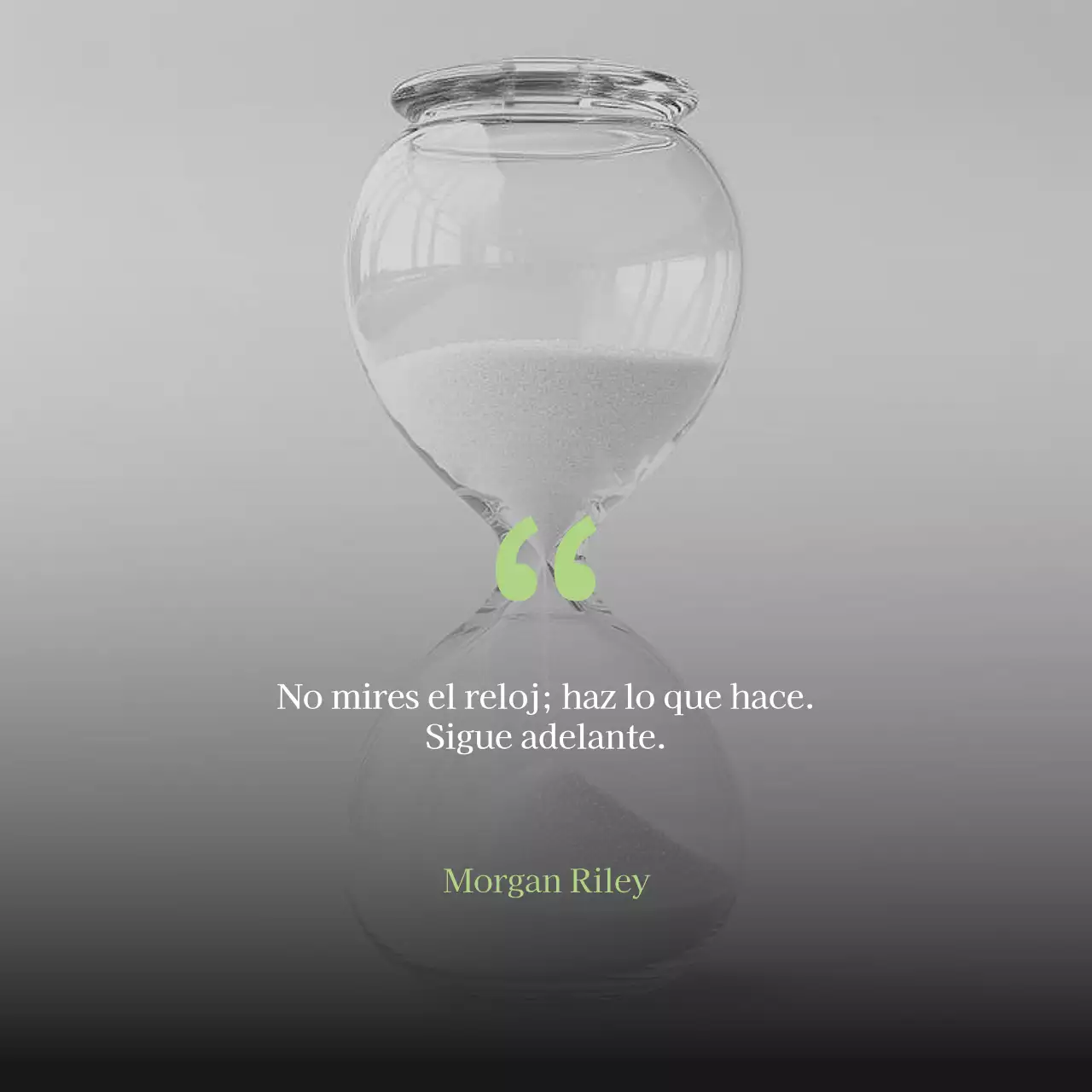 póster gris de motivación minimalista