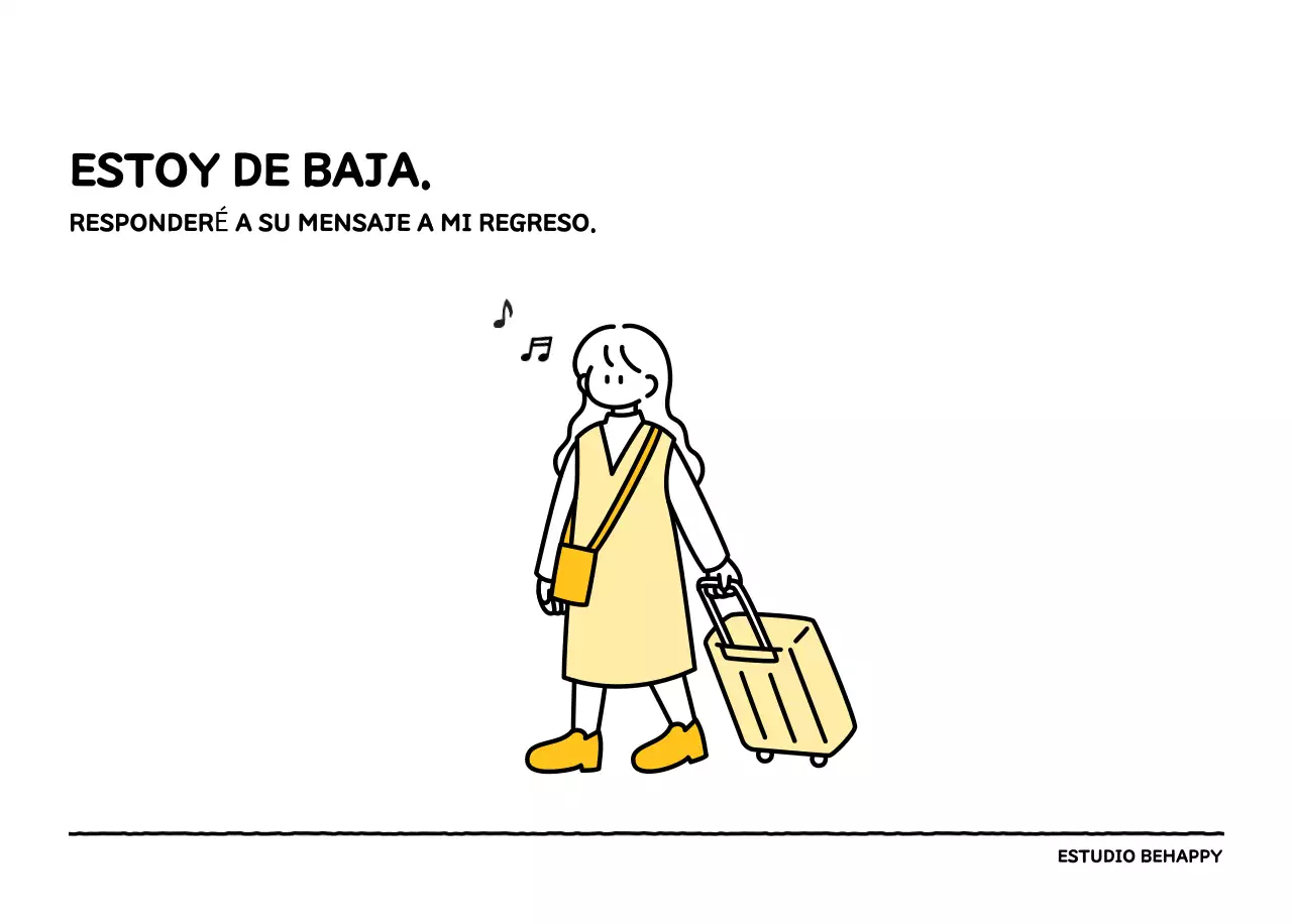 Calendario ilustrado con un bonito estilo de líneas