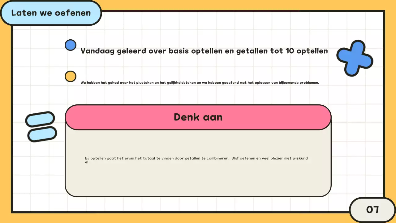 gele schone cursus wiskunde