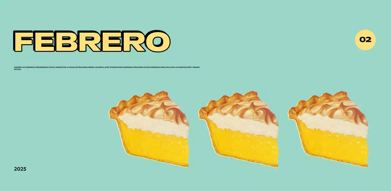 Coloridos calendarios con diversas ilustraciones retro