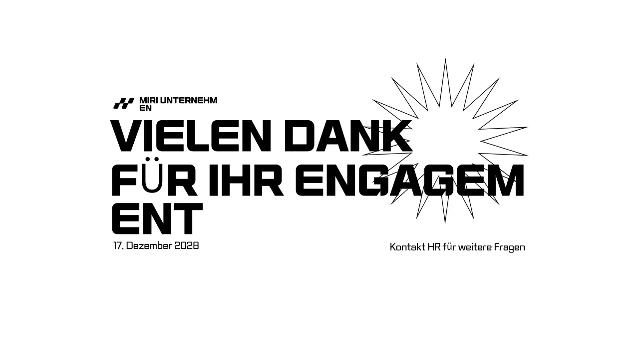 Schwarz-Weiß-Präsentationen zum Onboarding von Mitarbeitern