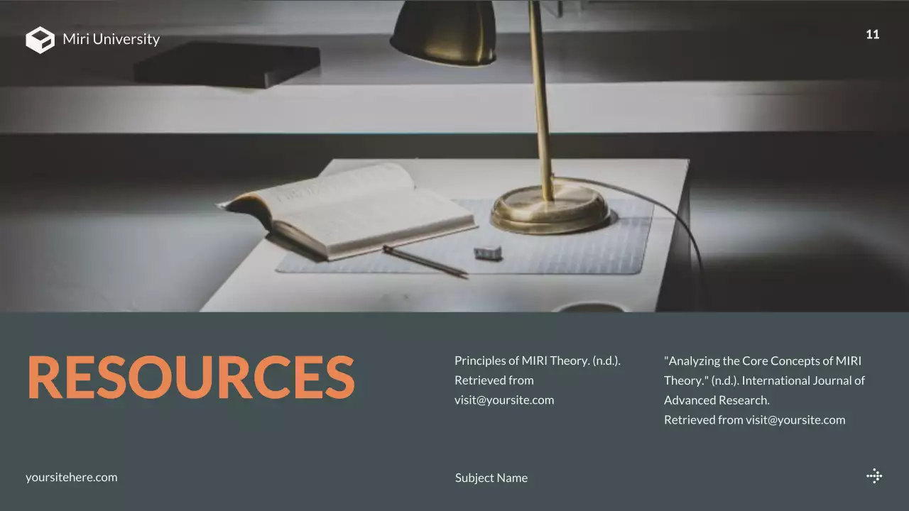 Orange Modern Project Presentation