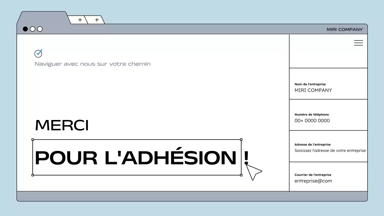 lignes directrices pour les employés de blue modern