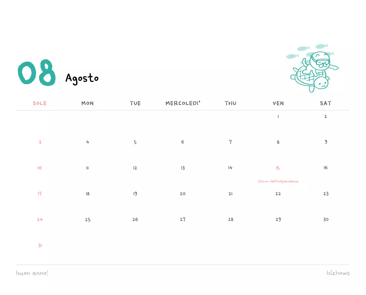 Calendario giornaliero in avorio