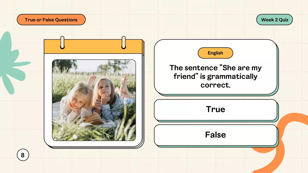Colorful Modern Quiz Announcement Presentation