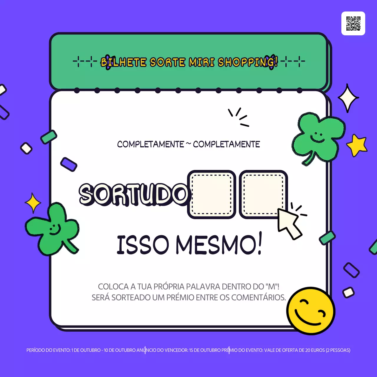 Promova o anúncio do seu evento Bora Pop