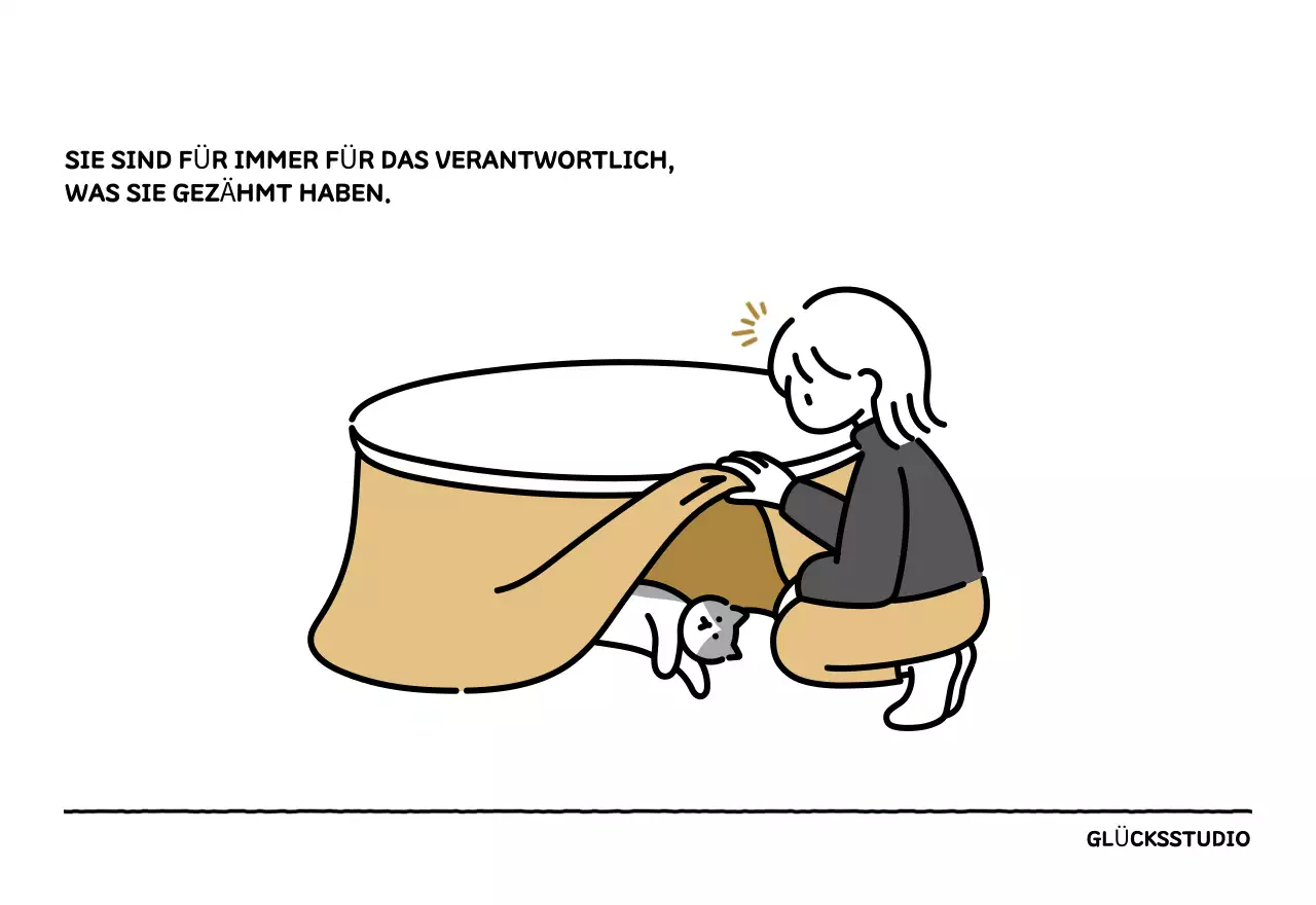 Illustrierter Kalender mit schönem Linienstil