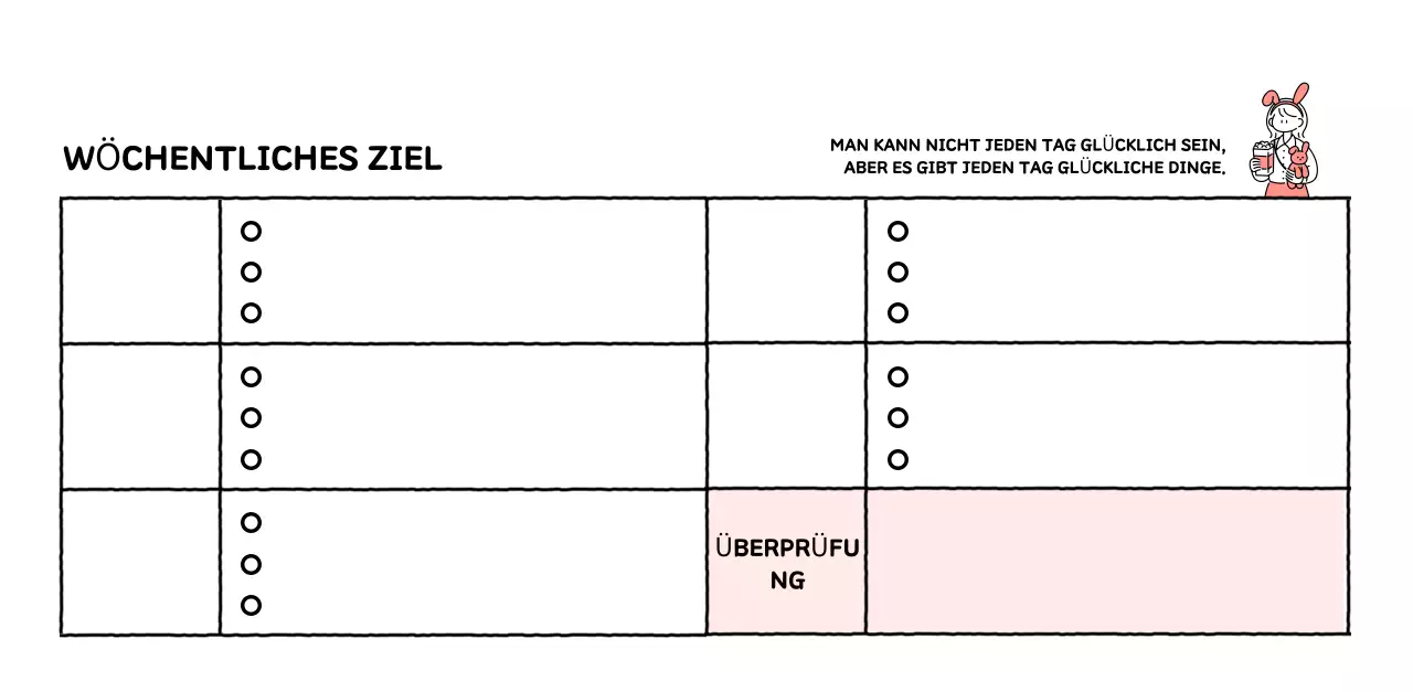 Illustrierter Kalender mit schönem Linienstil