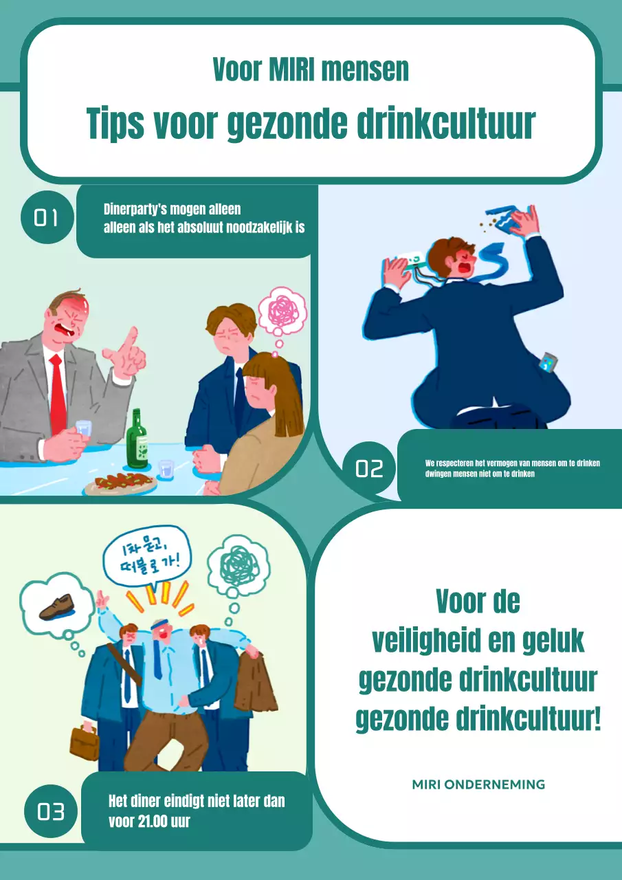 Richtlijnen voor veilig drinken