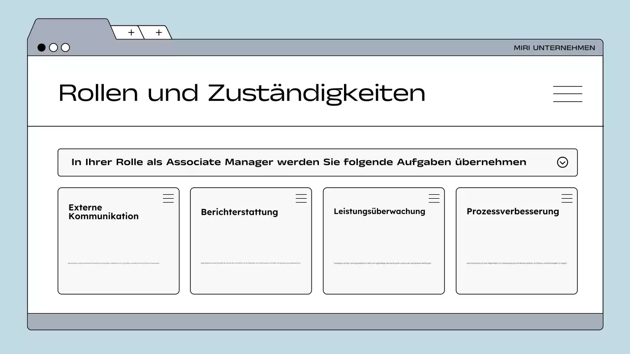 blue modern Mitarbeiterleitfaden