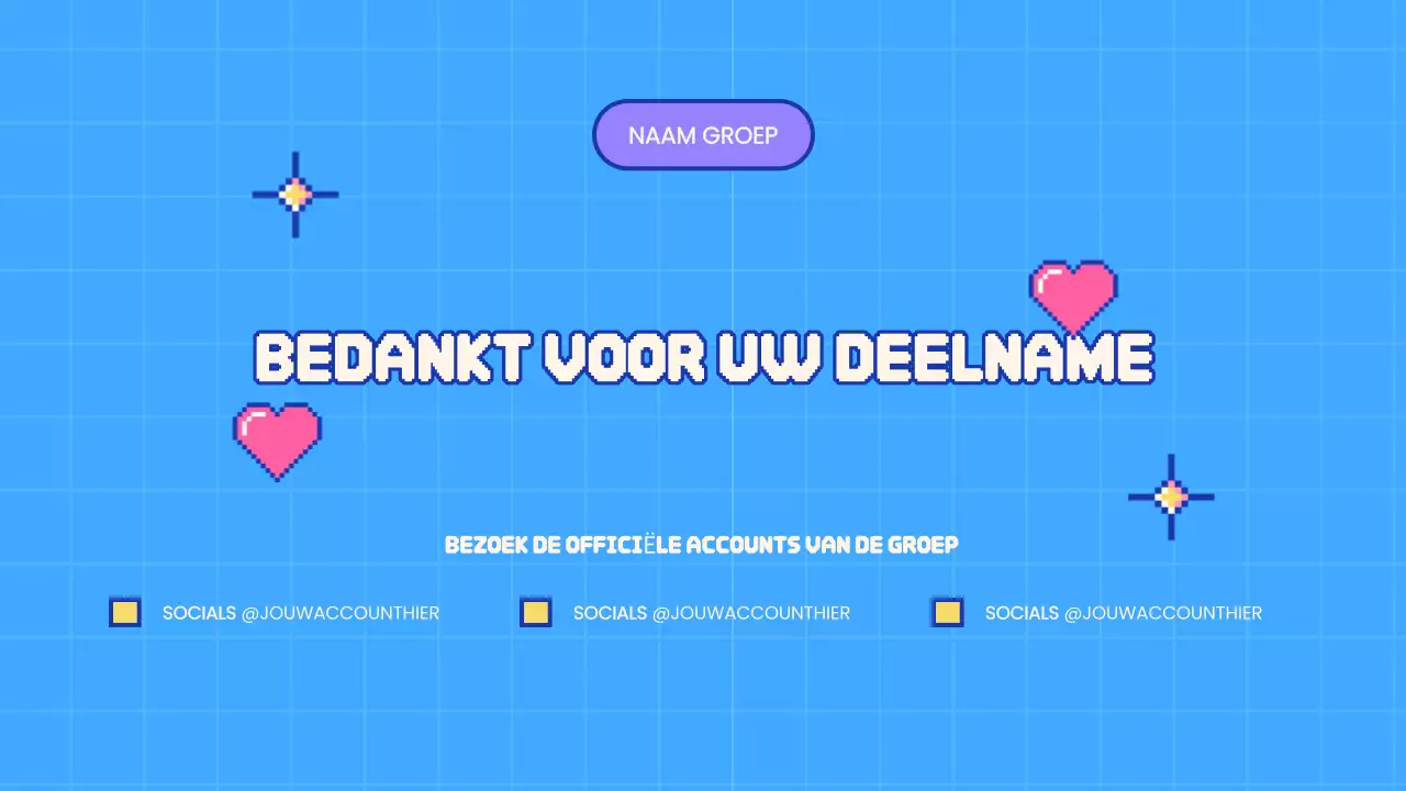 Blue Playful Lidmaatschap Aankondiging Presentatie