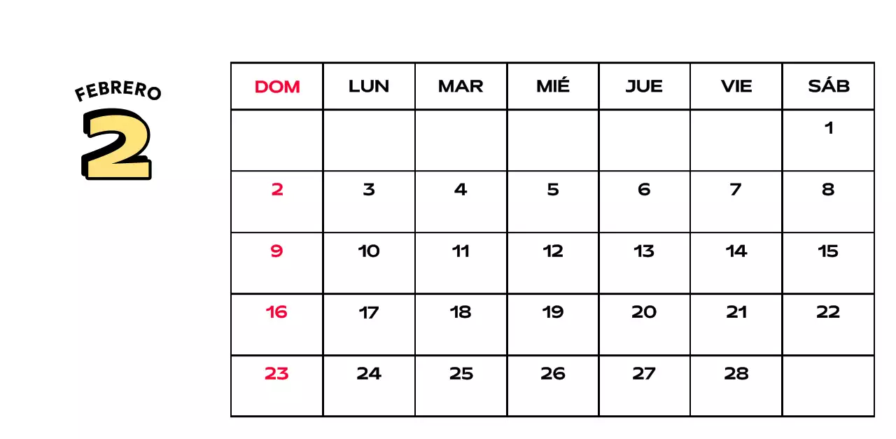 Coloridos calendarios con diversas ilustraciones retro