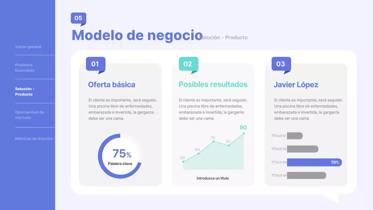 blue professional business pitch