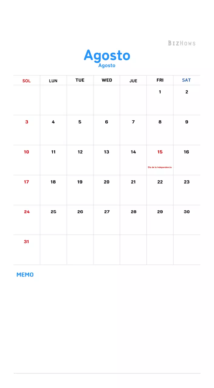 Calendario de Año Nuevo con cálidas ilustraciones