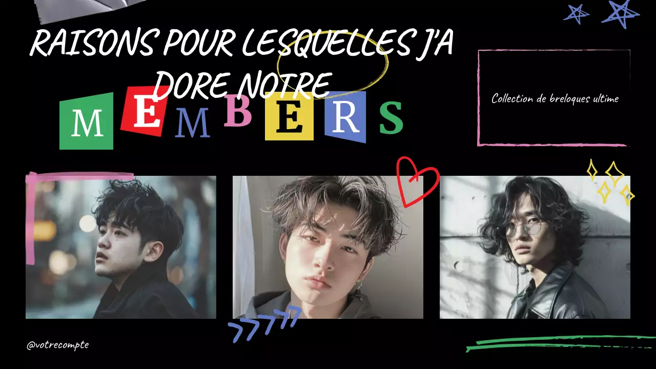 Black White Scribbles Doodles Charm Fandom Promotion