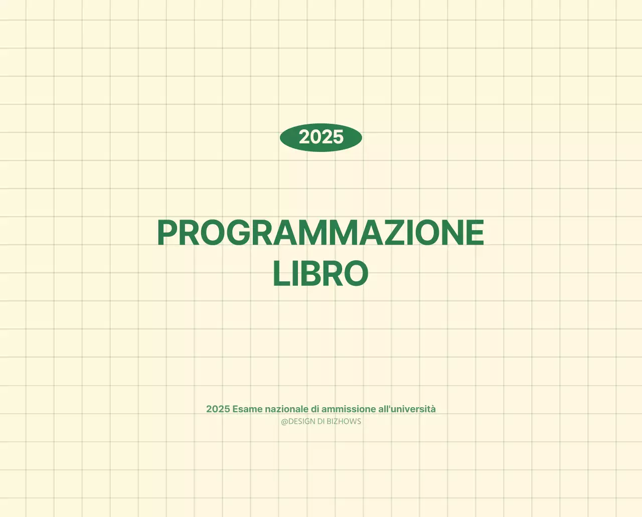 Calendario da parete SAT D-Day concept in verde e giallo chiaro
