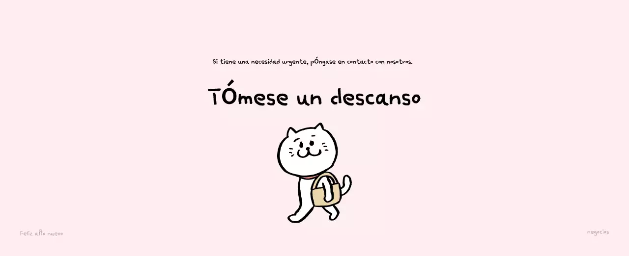 Calendario diario en marfil