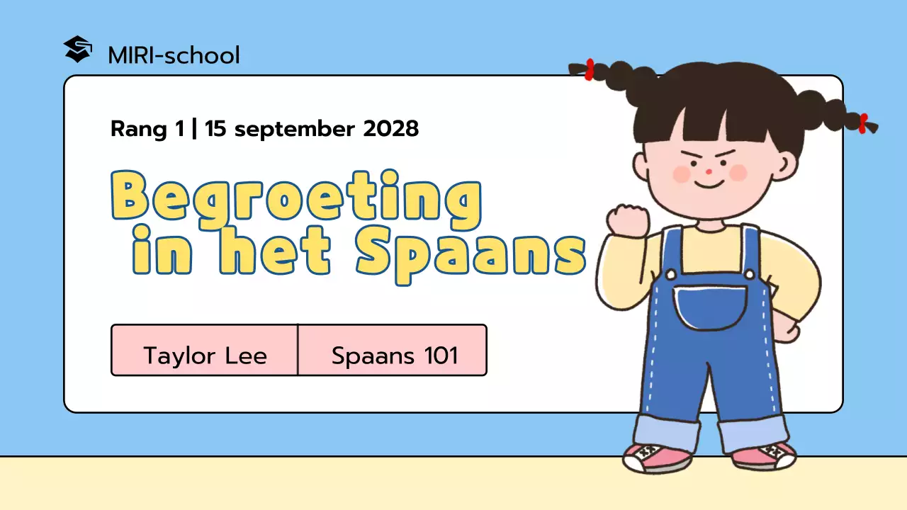 Speelse lespresentatie voor de basisschool